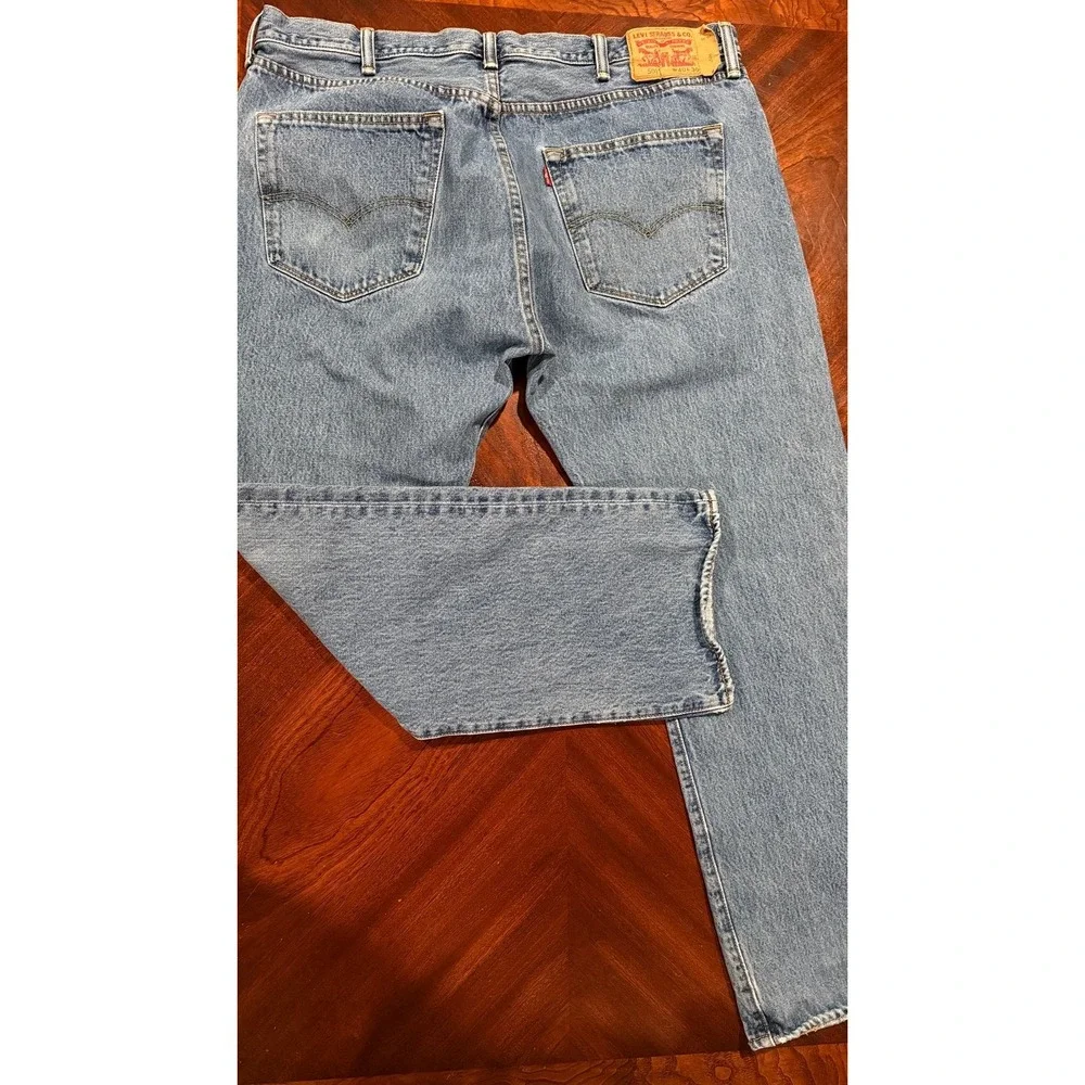 MEN'S LEVI'S 501 ORIGINAL FIT BUTTON‎ FLY JEANS SIZE 40x30